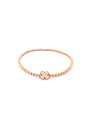 Positano Positano roségouden armband met diamanten kusje