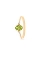 Miss Spring Miss Spring Ring Helena met Peridot en diamant 0.03ct