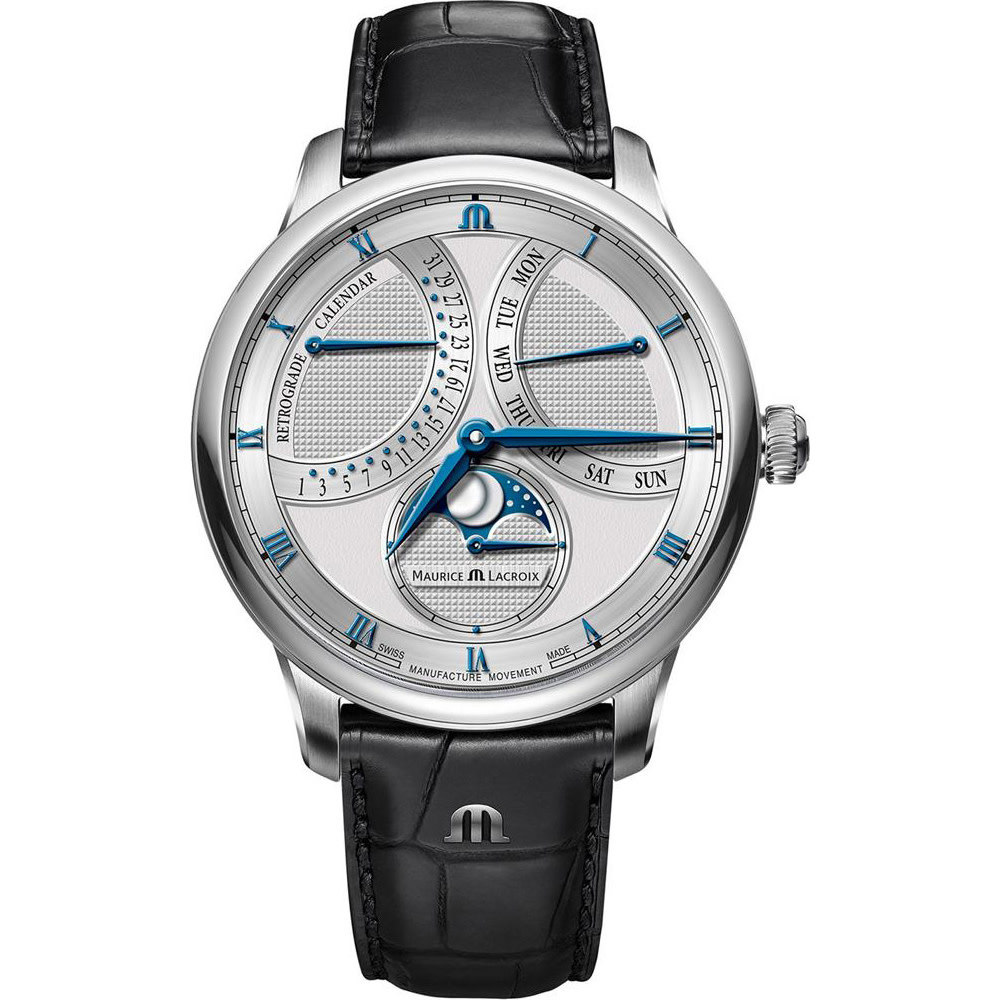 Maurice Lacroix Maurice Lacroix Horloge Masterpiece Lune Retrograde MP6608-SS001-110-1