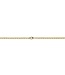 ROEMER ROEMER geelgouden ketting anker gediamanteerd 2.5/60
