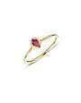 Miss Spring Miss Spring Ring Brilliantly Pear met roze Toermalijn