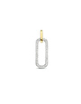 ROEMER ROEMER Bicolor gouden hanger met diamant 0.09ct