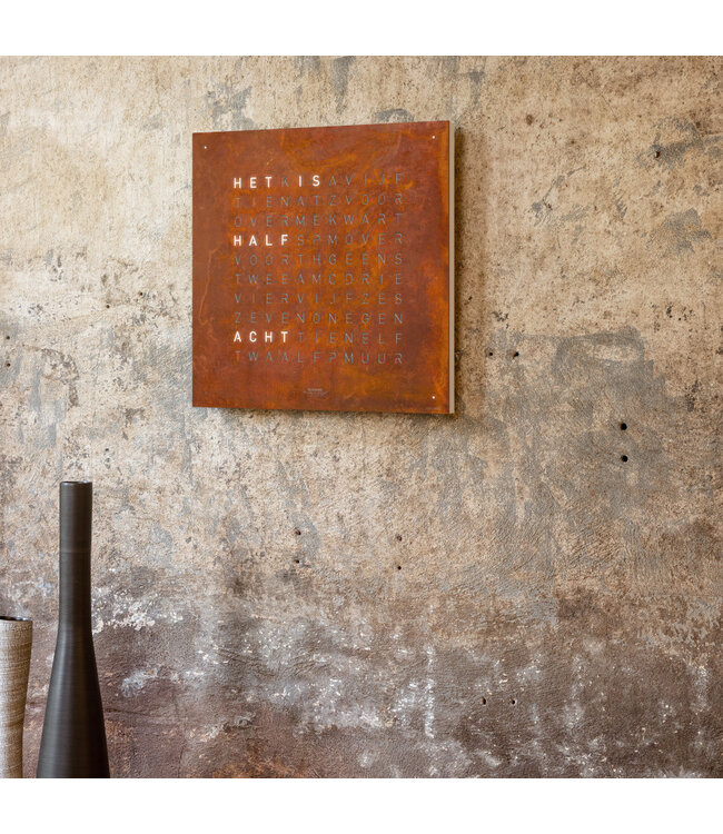 Qlocktwo Classic Creators Edition Rust QT4NLRT