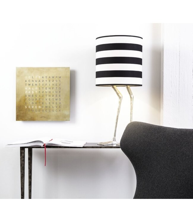 Qlocktwo Classic Creators Edition Silver & Gold