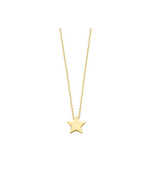 Just Franky Just Franky Ashes Necklace Star Small 42-44