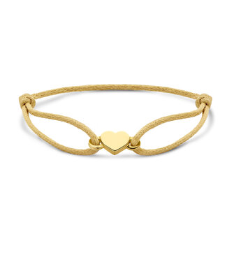 Just Franky Just Franky Ashes Bracelet Heart Cord