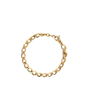 ROEMER Gouden armband gourmette 19.5 cm