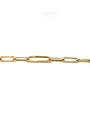 ROEMER Roemer geelgouden armband paperclip 6.4mm/19cm