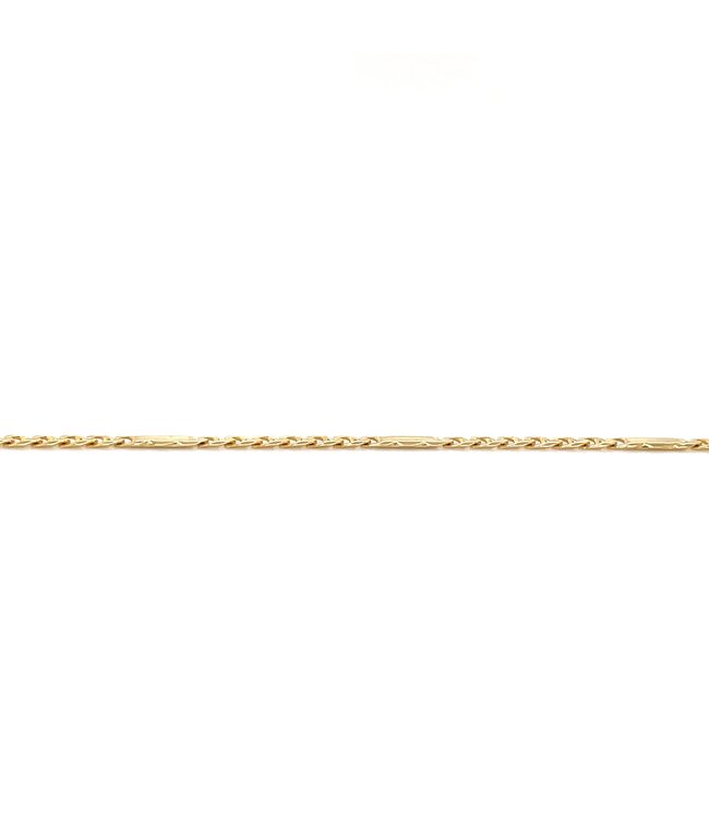 Roemer geelgouden collier fantasie 2.3 mm/45cm