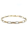 ROEMER Roemer bicolor gouden armband ovaal 4.5mm/19.5