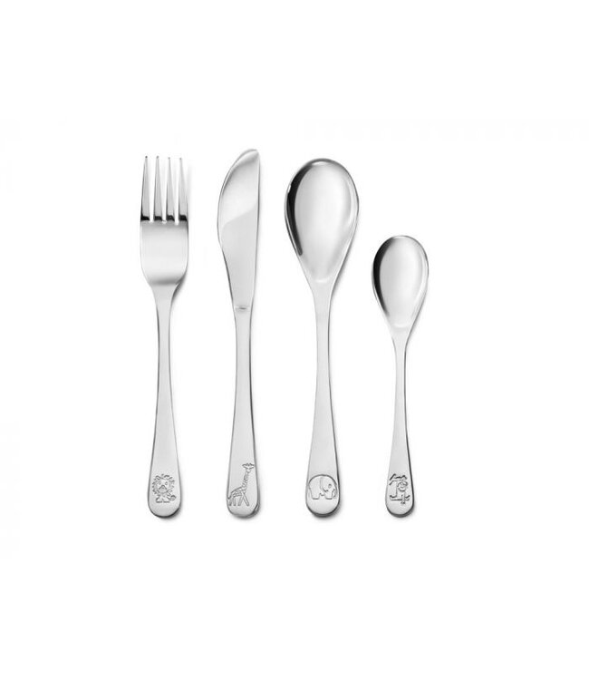 Kinderbestek nijntje dierentuin, 4-delig, RVS, 6839030