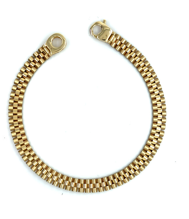 ROEMER armband 14K geelgoud rolex-style