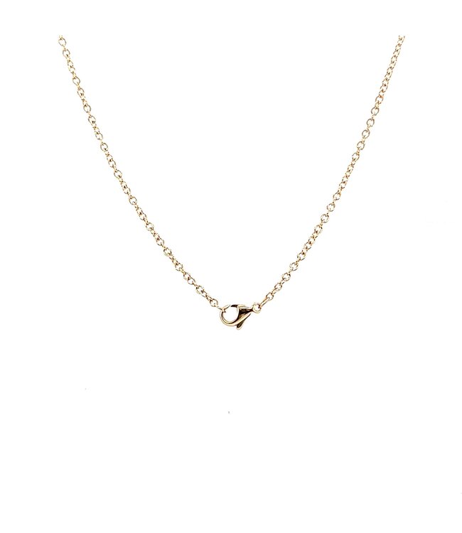 Positano 18k roségouden collier 70cm