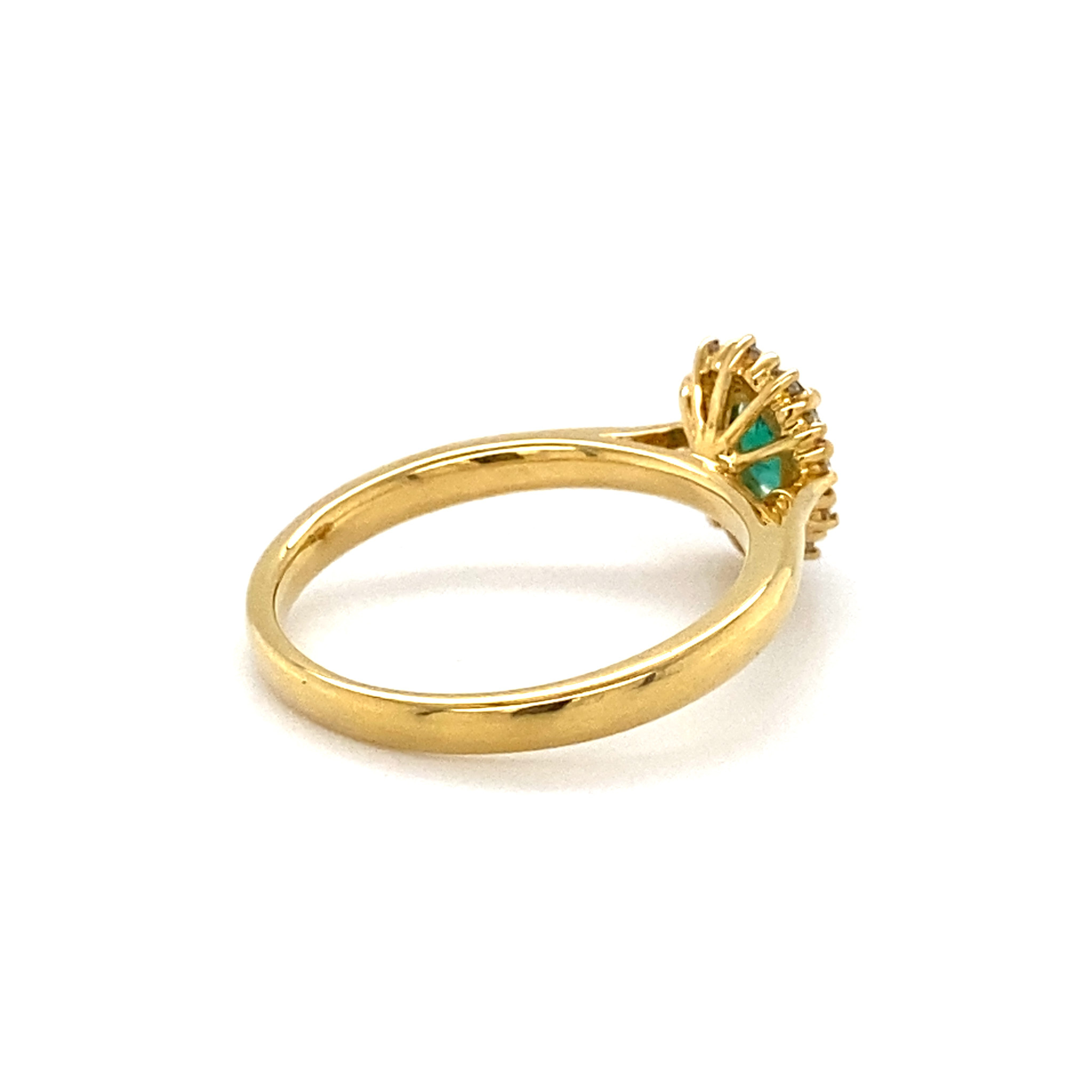 ROEMER ROEMER 18K geelgouden ring met Smaragd