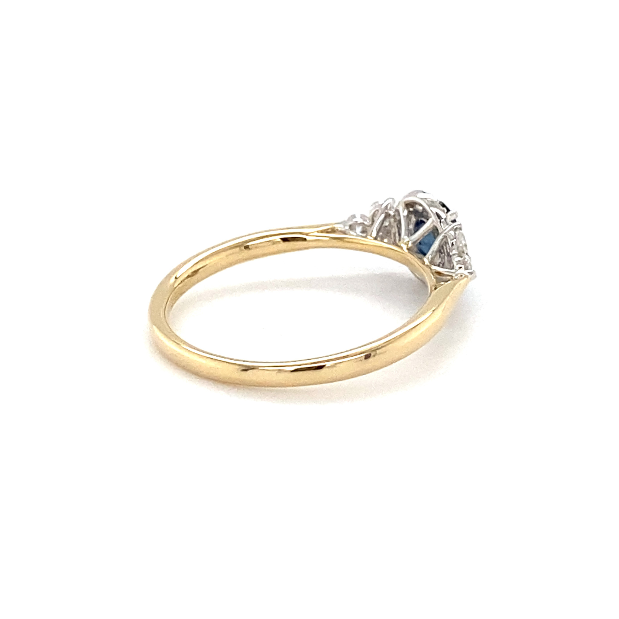 ROEMER ROEMER  Ring  goud 14K met saffier 0.38ct en diamant 0.25ct R40873