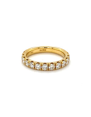 ROEMER ROEMER ring 18k geelgoud alliance L met diamant 0,76ct 56