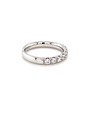 ROEMER ROEMER ring 18k witgoud alliance L met diamant 0,75ct 52