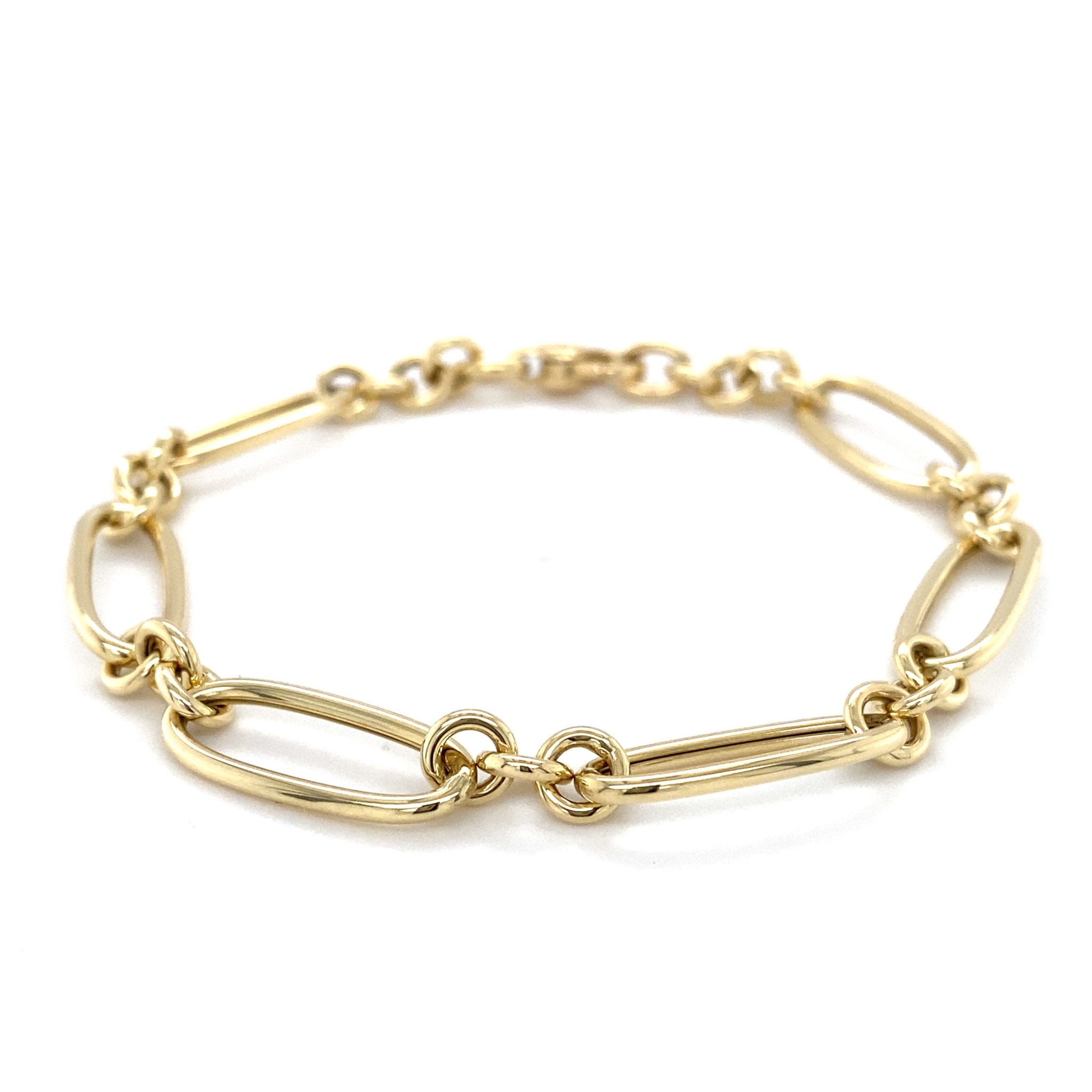 ROEMER ROEMER armband 14k geelgoud ovale schakels 40978