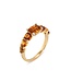 Ponte Vecchio ring Iris 18k geelgoud met citrien en quartz CA1760CPY