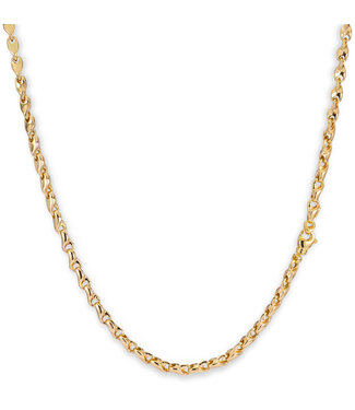 Monzario Monzario collier 1081C 45 cm. geelgoud