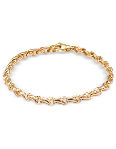 Monzario Oro Monzario armband 1081A 19cm. 14 kt. geelgoud