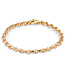 Monzario Monzario armband 1081A 19cm. 14 kt. geelgoud