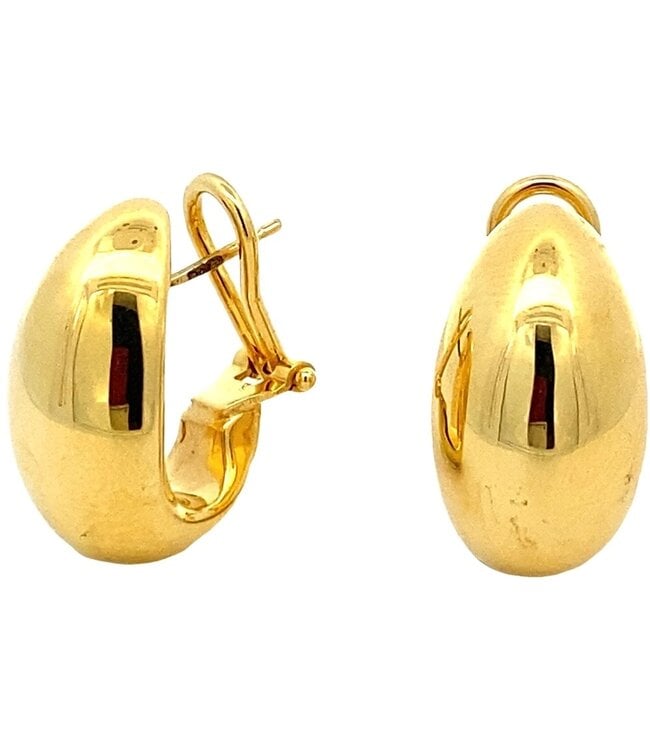 Monzario Oro geelgouden oorhangers O1518