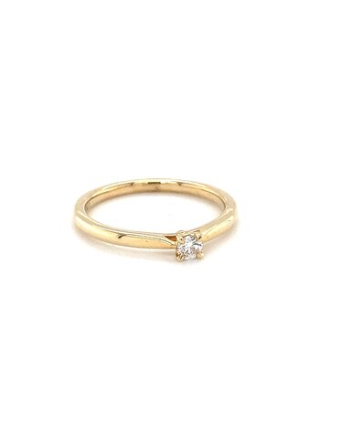 ROEMER ROEMER geelgouden solitair ring 0.09ct