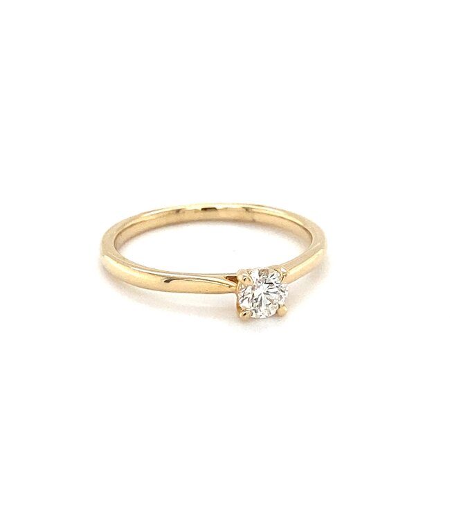 ROEMER geelgouden solitair ring 0.31ct