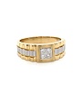 ROEMER Roemer bicolor gouden herenring President 0.10ct. 40991 62