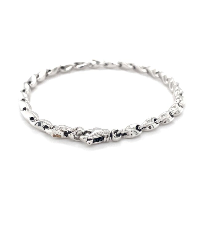 Monzario armband 14k witgoud 1081A