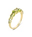 Ponte Vecchio Ponte Vecchio ring Iris 18k geelgoud met  Amethyst, Peridot en Topaas CA1760PDY