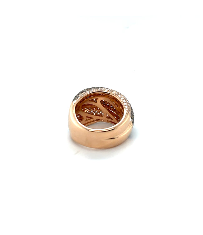 Positano ring 18K rosegoud met 4,04 ct diamant 56