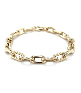 Monzario Monzario armband 14K geelgoud anker 1537A