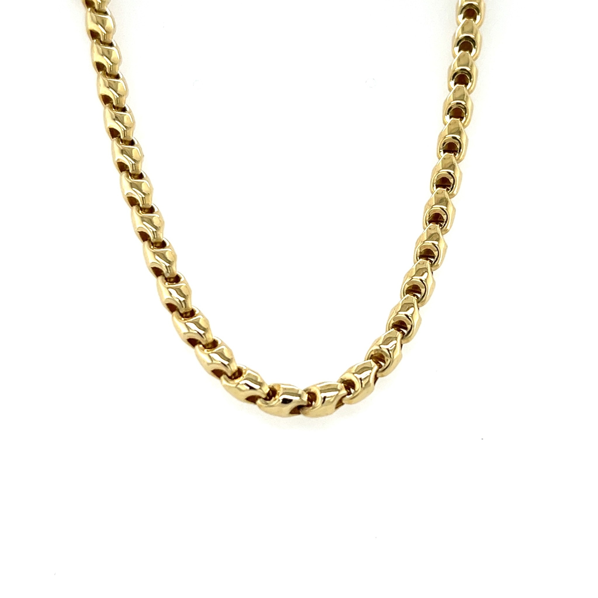 Monzario Oro Monzario geelgouden fantasie collier 838C 45 cm