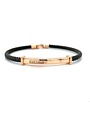 ROEMER ROEMER herenarmband 18K rosegoud met staal en diamant 20.5