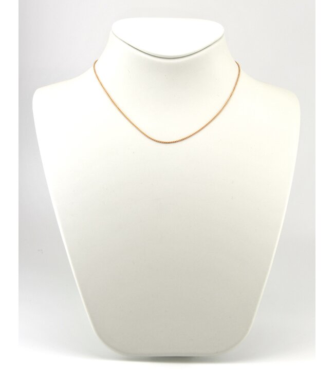 ROEMER rosegouden ketting anker rond 1.1/42