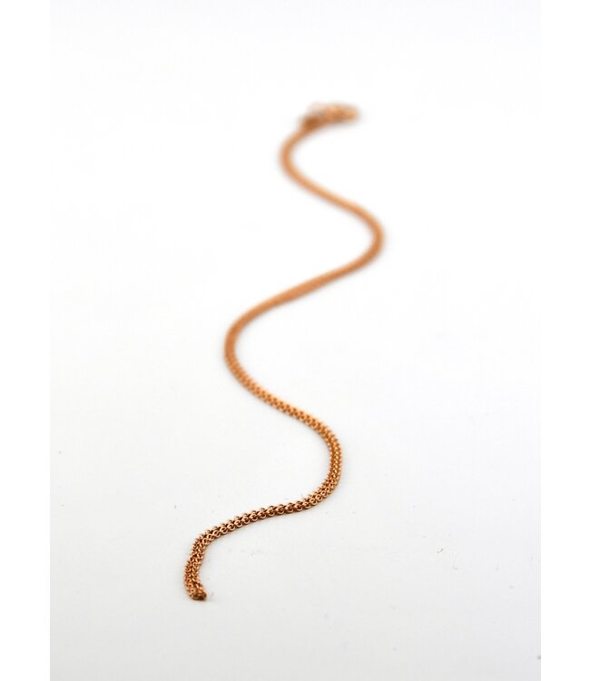 ROEMER rosegouden ketting anker rond 1.1/42