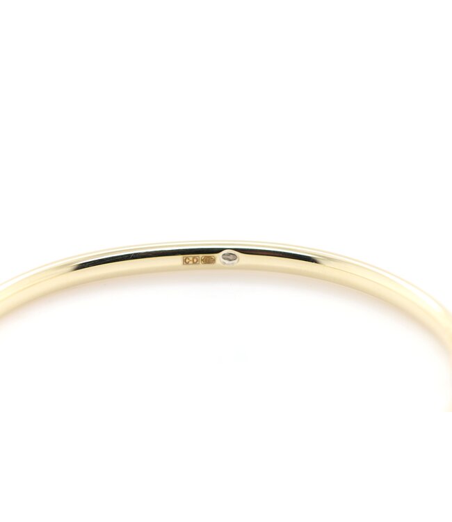 ROEMER Bangle goud met zilveren kern 4mm x 56mm