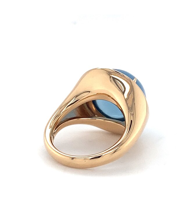 Positano Ring 18kt goud met Topaas
