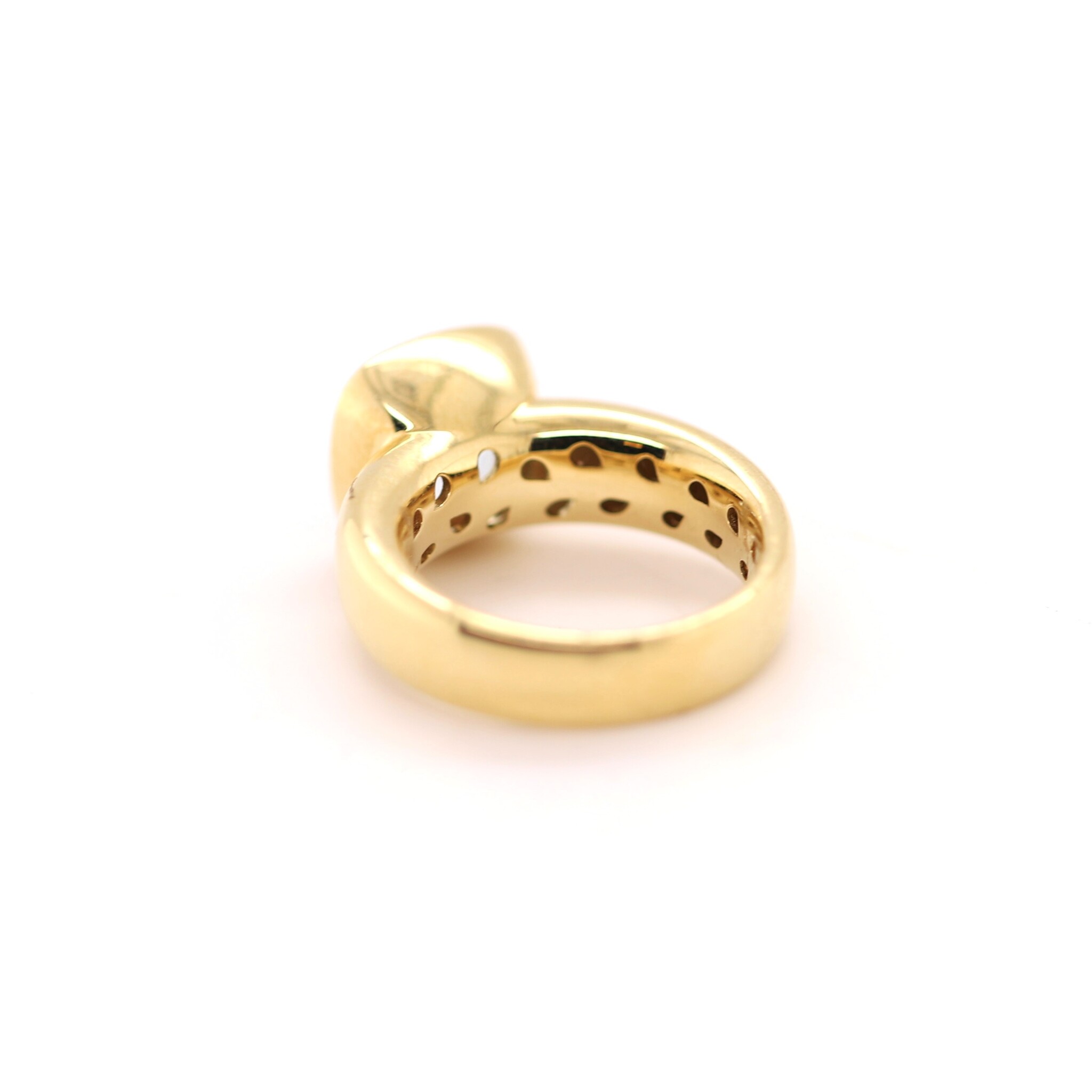 Positano Positano Ring 18 kt. goud met Aquamarijn