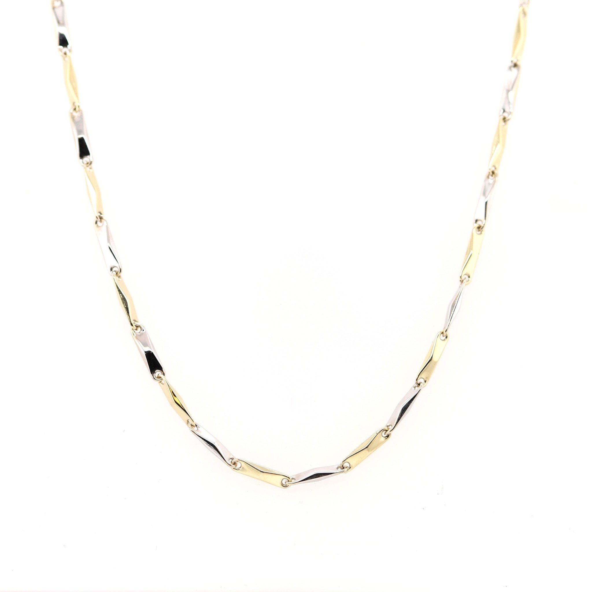 ROEMER Roemer bicolor gouden collier Tuile 45 cm