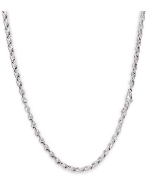 Monzario Oro Monzario collier 14k witgoud 45cm 1081C