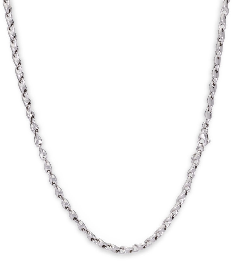 Monzario Oro Monzario collier 14k witgoud 45cm 1081C