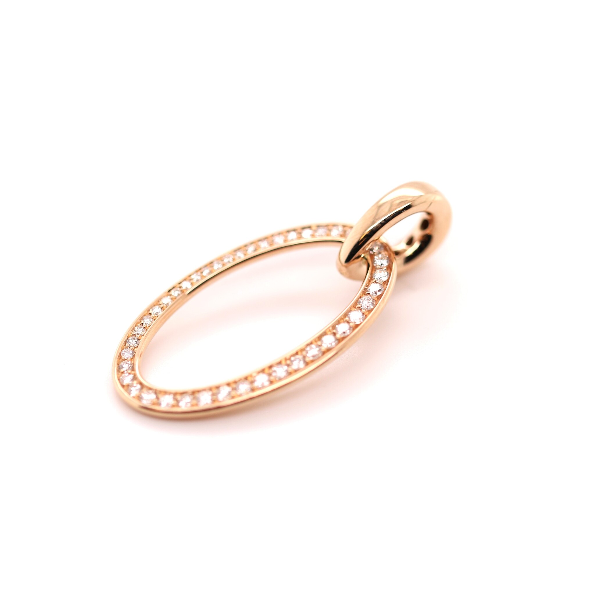 Positano Positano hanger 18k roségoud met 0.75ct. diamant 8086/P