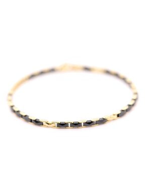 ROEMER ROEMER armband 18K geelgoud met keramiek 20247