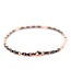 ROEMER armband 18K rosegoud met keramiek 20247