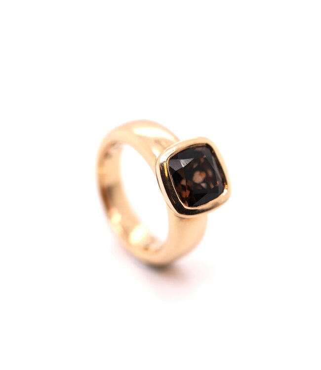 Positano Ring 18 kt. goud met Rookwarts