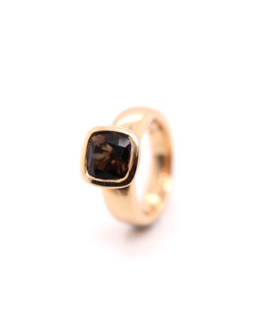 Positano Positano Ring 18 kt. goud met Rookwarts