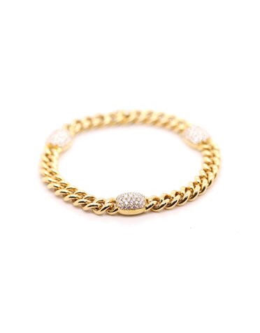 Positano Positano geelgouden armband met 2.02 ct. diamant